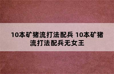 10本矿猪流打法配兵 10本矿猪流打法配兵无女王